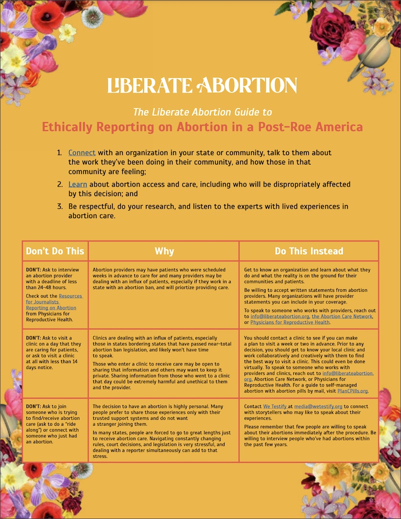 Screenshot of Liberate Abortion PDF
